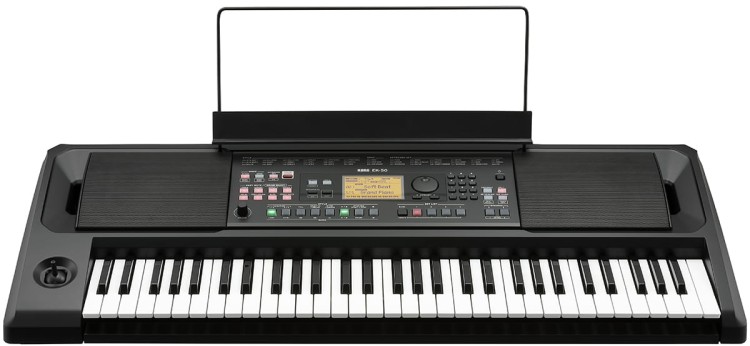 Korg EK-50 przód(z pulpitem)